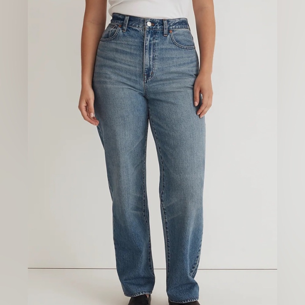 Madewell curvy baggy jeans